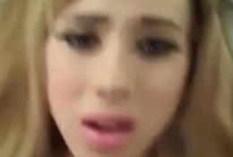 Blonde Crossdresser Can'_t Realize Enough Raw Cock