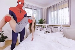 VRBangers.com Spider-Man: XXX Parody with sexy teen Gina Gerson