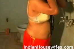 Hot Indian Bhabhi Taking Shower In Lingerie